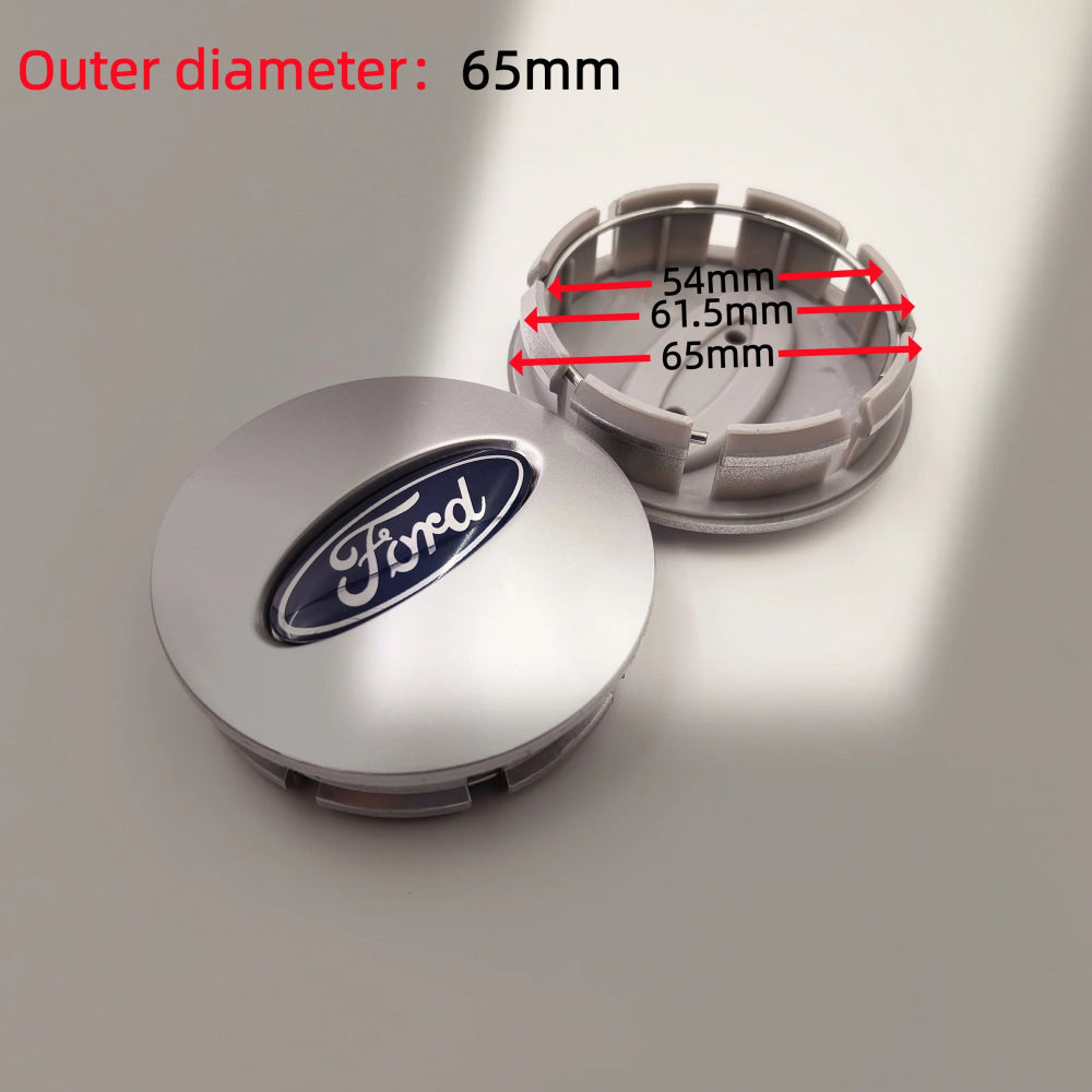 4pcs 54/62/65mm Car Wheel Center Caps Hubcap Cover Car Wheel Center Hub Metal Emblem Cap Cover for Ford Focus Mk3 F150 Mondeo