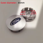4pcs 54/62/65mm Car Wheel Center Caps Hubcap Cover Car Wheel Center Hub Metal Emblem Cap Cover for Ford Focus Mk3 F150 Mondeo