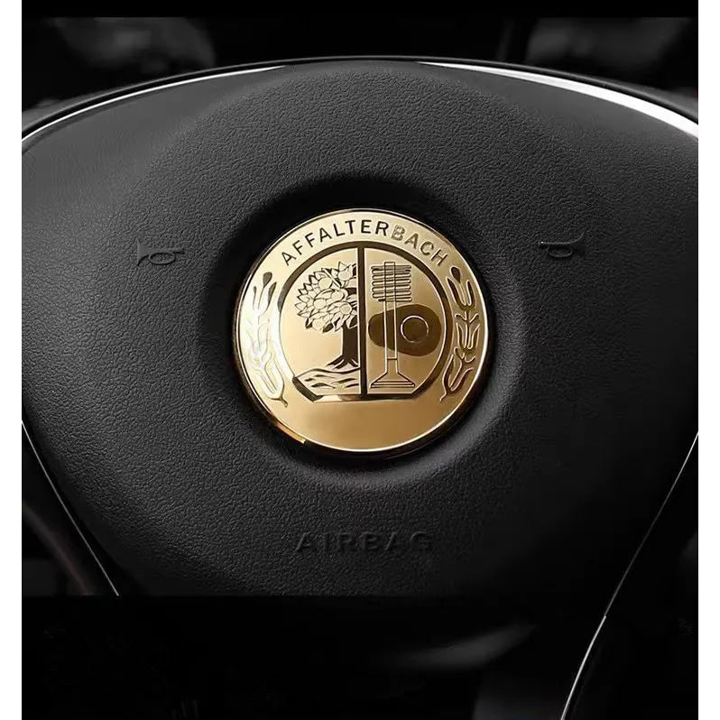 52mm 57mm Car Steering Wheel Badge Sticker Replace Decor For Mercedes Benz B/C/E/S Class A Class C200L GLC GLK FXPT-JS-BENZ