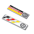3D Aluminum Car Side Body Trunk Emblem Decoration Sticker For Mercedes Benz AMG Class GLK GLA CLA GLB W108 W447 W204 W205 Fortwo