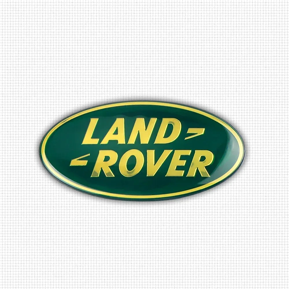 Car Front Grille Emblem Sticker 3D Aluminium Logo Decor Badge For Land Rover Range Rover Sport SVR Discovery Velar L322 L320 P38