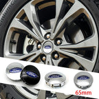 4Pcs 65mm Car Wheel Center Hub Cap Emblem Logo Hub Cap For Ford Fiesta Explorer Escape Shelby Mondeo Fusion Mk2 Mk3 Mk4 Ranger