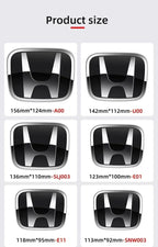 3D Chrome 'H' Emblem for Honda - Steering Wheel Badge ABS Car Front Grill Trunk Sticker Auto Styling Accessories