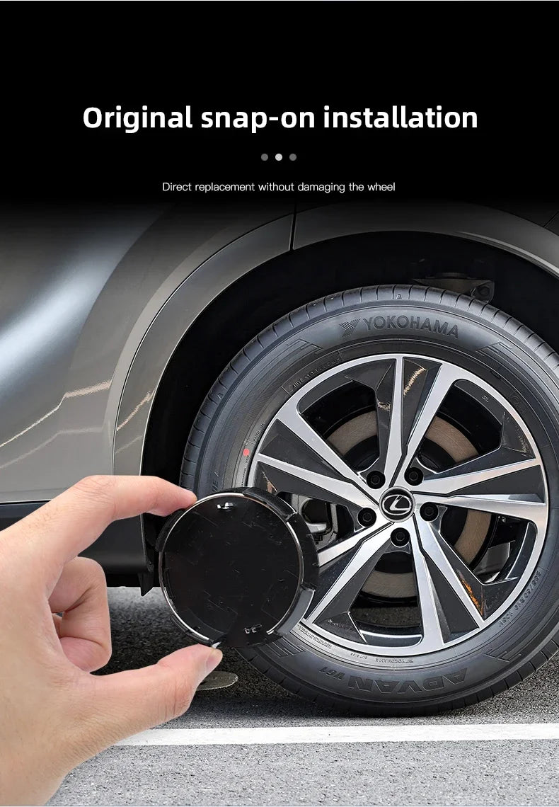 For Lexus RX330 IS250 Ct200h ES300h RX350 IS300h ES350 Car Tire Wheel hub Covers  4Pcs 62mm Car Wheel Center Hub Caps