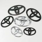 3D Car logo series Front Head Grill Hood Bonnet Emblem Rear Tail Bumper Trunk Badge For Toyota Corolla Camry RAV4 Hilux Yaris