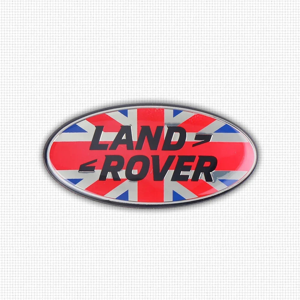 Car Front Grille Emblem Sticker 3D Aluminium Logo Decor Badge For Land Rover Range Rover Sport SVR Discovery Velar L322 L320 P38