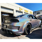 2Pcs/Set Glossy Black JDM Racing Rear Bumper Lip Canard Protector Splitter Diffuser Valence Spoiler Fin Trim W/ Screws Universal