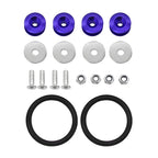 Multiple colors Universal Front Rear Bumper Trunk Quick Release Fastener Kit with Release Tabs and O-Ring For Racing Drifting