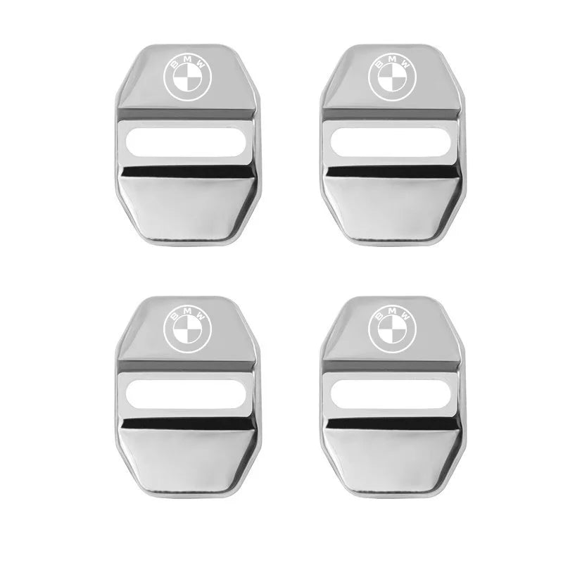 4Pcs Stainless Steel Door Lock Protector Cap Cover For BMW X1 X2 X3 X4 X5 X6 X7 F07 F10 F20 F30 F34 F40 G11 G12 G20 G30 G32