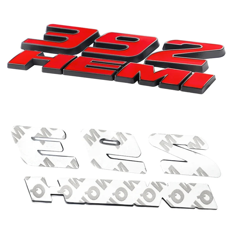 3D Metal Car Stickers 392 345 HEMI Emblem For Journey Charger Ram 1500 Caliber Nitro Caravan Avenger Dart Challenger Dodge