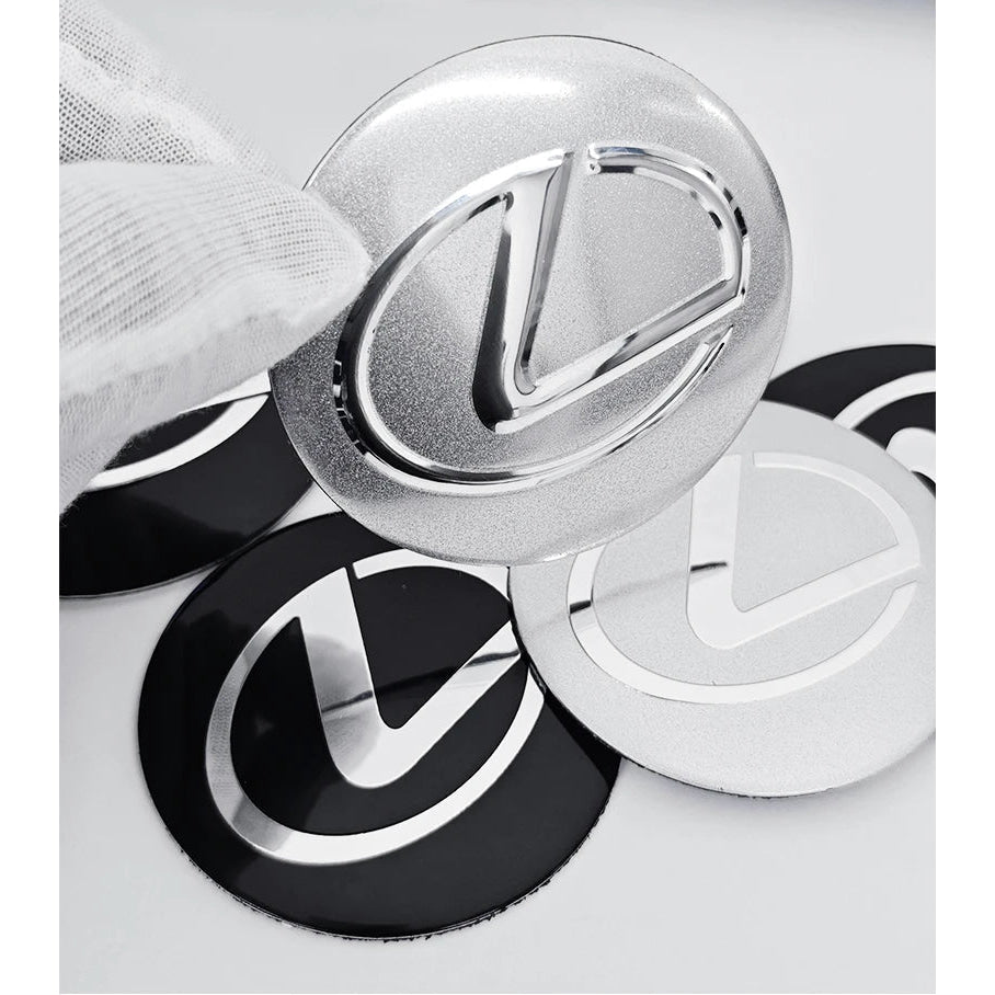 56mm 60mm 65mm Car Wheel Center Emblem Hub Caps Stickers For Lexus RX300 IS200 IS250 ES350 Ct200h UX250h NX300h RX350 ES300h LBX