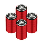 Car Tire Valve caps Emblem metal sticker For Mercedes Benz W203 W204 W168 GLC GLE CLA accessories Interior Mouldings YZQMM-BENC