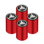 Car Tire Valve caps Emblem metal sticker For Mercedes Benz W203 W204 W168 GLC GLE CLA accessories Interior Mouldings YZQMM-BENC