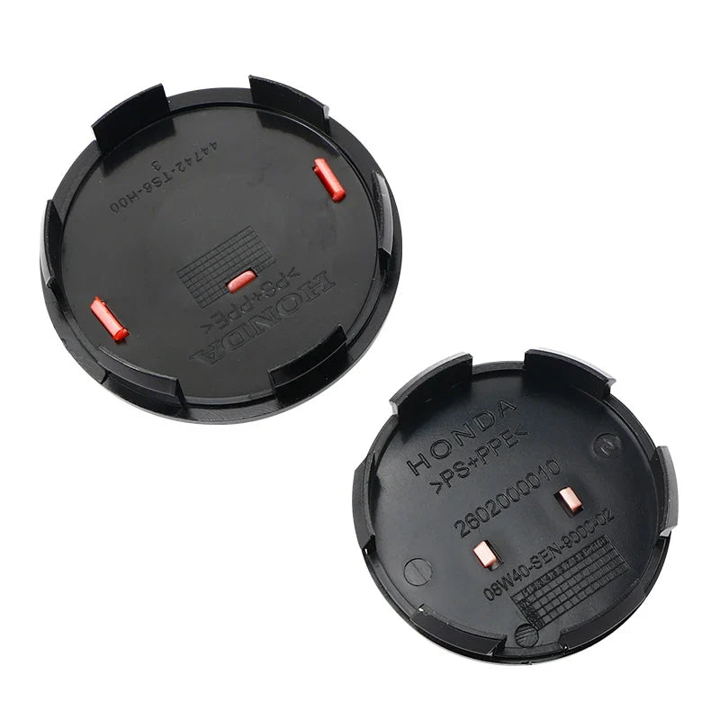 ABS Wheel Center Cap Wheels Tyre Car Wheel Center Cap Set Vehicles Cover For Honda Civic Fit Jazz Accord Pilot CRV Odyssey
