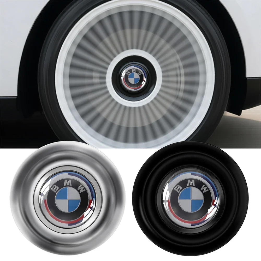 4Pcs 183mm Floating Car Wheel Center Caps Rims Hub Cover For BMW 50TH M Performance M3 M5 M6 F01 F20 F10 F13 F15 F16 F30 F34 F32
