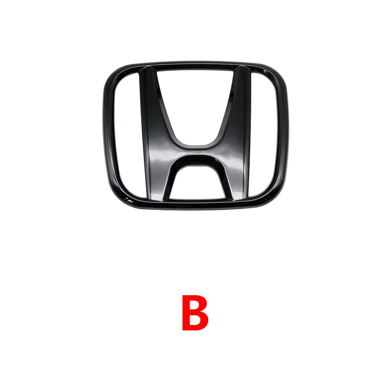 ABS Car Front Hood Grille Emblem Rear Trunk Badge Sticker for Honda CR-V STEPWGN Civic Accord City XR-V Envix ODYSSEY VEZEL Fit