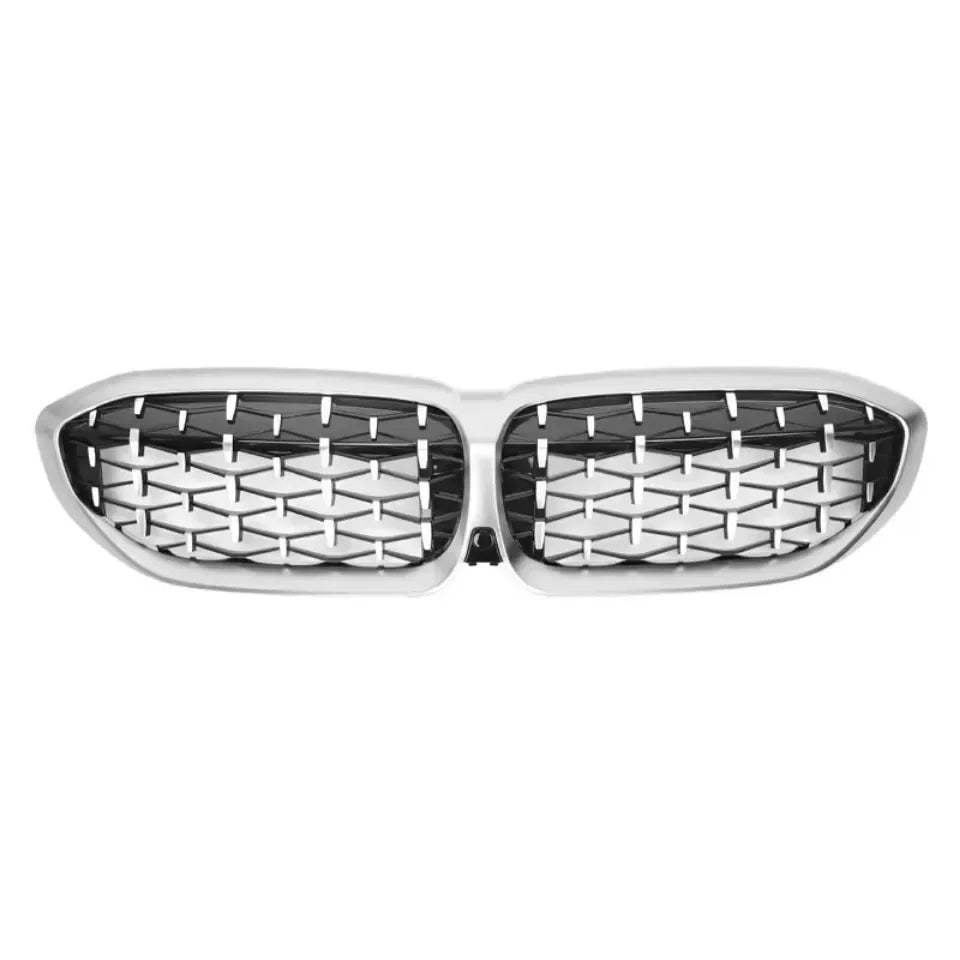 XVIP For BMW G20 3-Series G20 G21 G28 2019-2023 Front Bumper Hood Kidney Racing Grilles Replacement Black Diamond Meteor Style