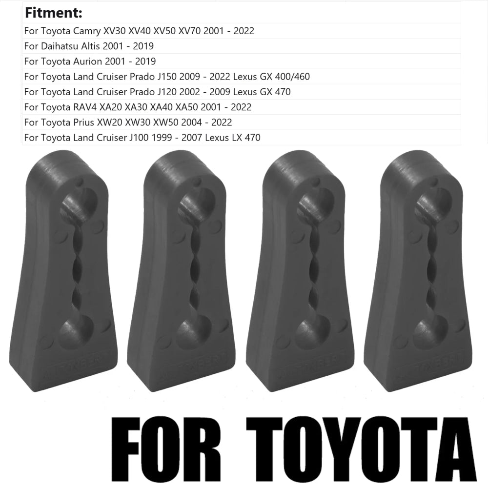 Universal Car Door Lock Damper Buffer For Toyota Nissan VW Hyundai KIA Peugeot Deadener Seal Shock-Absorbing 2004 2020 2023 2024