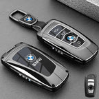 Alloy Metal Car Remote Key Case Cover Car Holder Shell Bag Fob For BMW F30 F20 F02 M3 M5 F10 F18 F22 F01 X3 X4 F06 Accessories