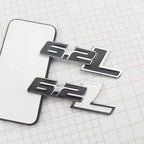 3D Metal 6.2L Logo Car Rear Boot Trunk Emblem Badge Sticker For Ford Raptor F150 Hummer H2 Chevrolet C7 Camaro Dodge Challenger