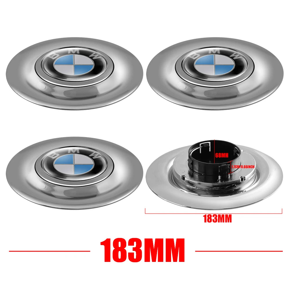 4Pcs 183mm Floating Car Wheel Center Caps Rims Hub Cover For BMW 50TH M Performance M3 M5 M6 F01 F20 F10 F13 F15 F16 F30 F34 F32
