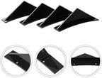 LAICY For Chevy Corvette C7 Z06 GS 14-19 Car Rear Bumper Lip Rear Diffuser Shark Fins Curved Spoiler Lip Wing Splitter 4 Fin