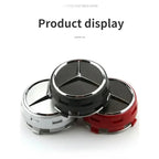 QQQ 4PCS KKK 75mm NEW Car Wheel Center Hub Caps Cover for Mercedes Benz B/C/E/S Class A Class C200L GLC GLK CLA W166 W163 W221