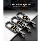 Metal Keychain Car Logo Keyring Pendant Auto Accessories For Chevrolet Cruze Onix Tracker Aveo Bolt Captiva Equinox Spark Tahoe