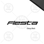 1PCS Metal Letter For Fiesta Ford 3D Emblem Car Rear Trunk Decals Lettering Badge Auto Accessories Styling