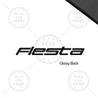 1PCS Metal Letter For Fiesta Ford 3D Emblem Car Rear Trunk Decals Lettering Badge Auto Accessories Styling