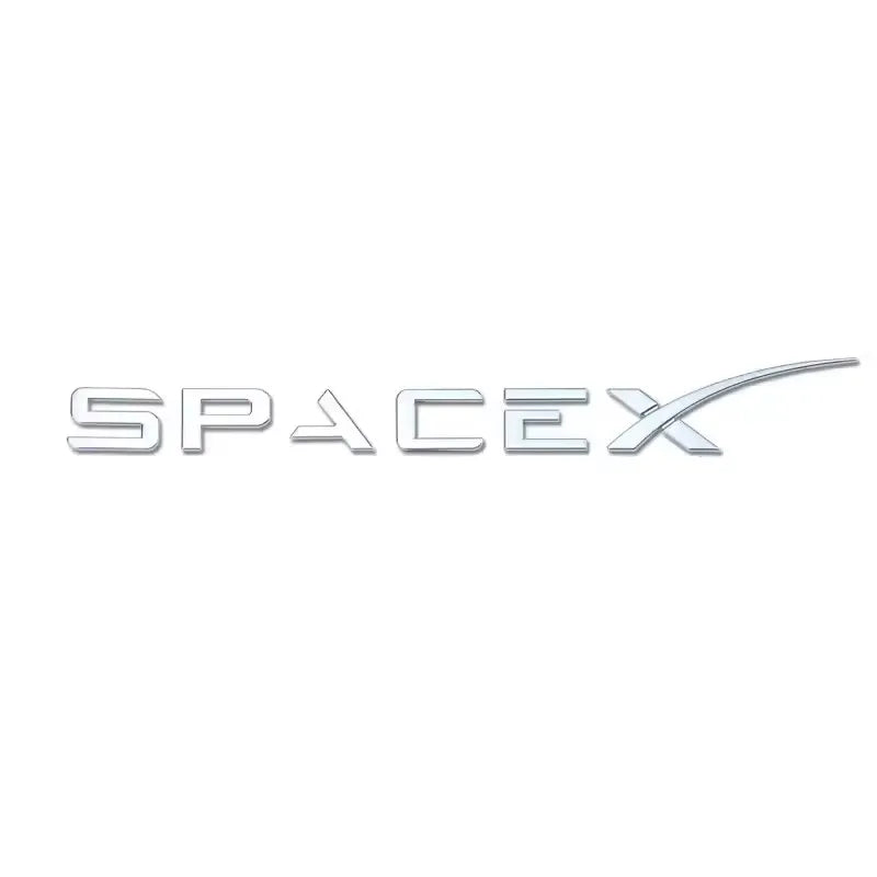 3D ABS Logo Letters Car Trunk Fender Side Badge Decal For Tesla Model Y/S/3/X Space X Emblem Sticker Accessory