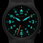 BERNY Full Titanium Watches for Men Outdoor Quartz Men's Field Wristwatch VH31 Super Luminous Sapphire Easy Read Watch