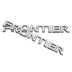 1pcs 3D FRONTIER ABS Car Rear Letter logo Rear Bumper tail door trunk car rear Emblem sticker styling Accessories For Nissan