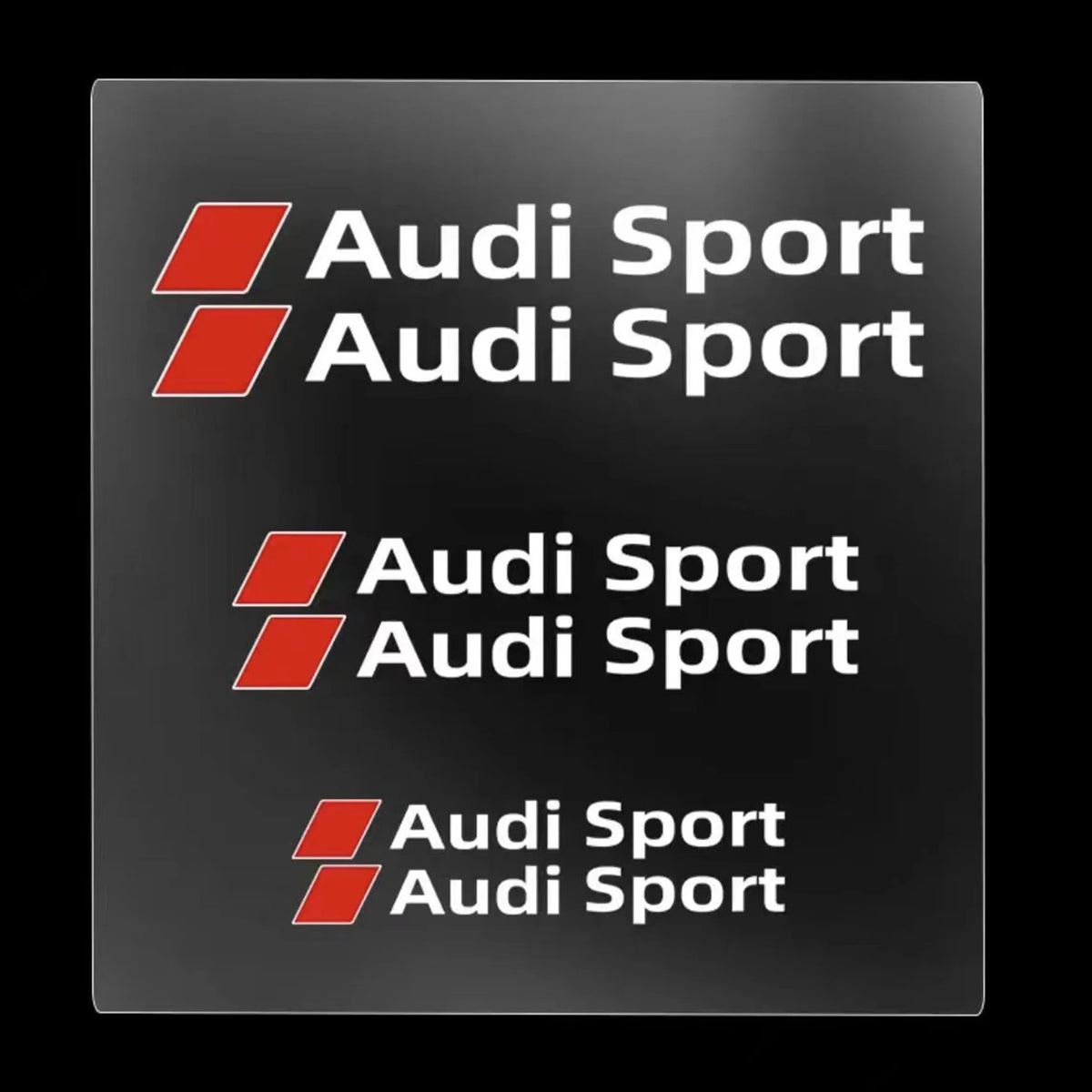6pcs Car Caliper Sticker for Audi Sport Sline S3 A3 B5 B6 B7 B8 B9 8P 8V 8L A5 A4 C6 C5 A1 A6 A7 A8 Auto Logo Tire Brake Decals