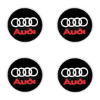 4Pc 56mm Car Wheel Center Hub Cap Rim Cover Emblem Stickers For Audi sline Rs A4 B7 B8 B9 A3 8P 8L 8V A5 A6 C6 C5 C7 A1 A7 A8 Q2