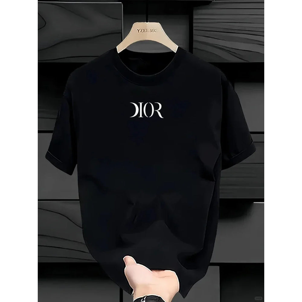 The latest 100% classic printed loose-fitting short-sleeved shirt is a high-quality top suitable for both men and women.