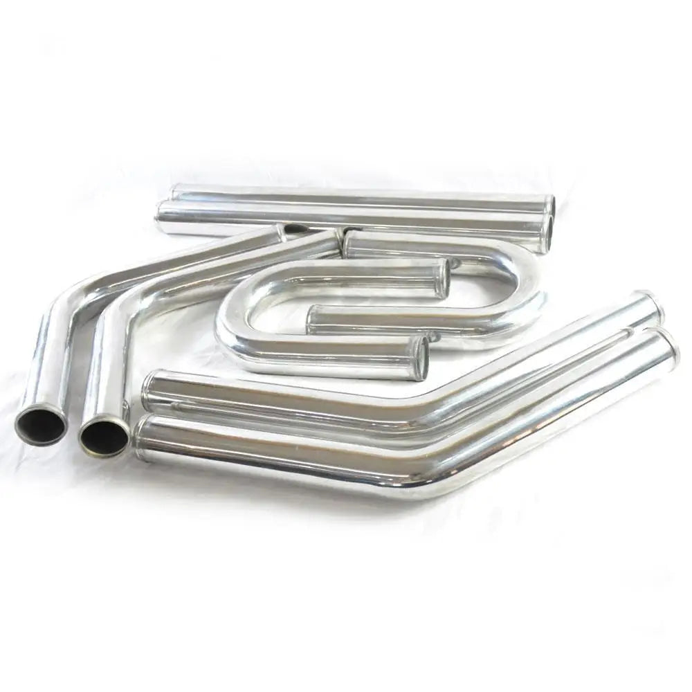 2 Inch Universal Turbo Intercooler Piping +Silicone Coupler + Clamp Kit Aluminum