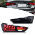 LED Tail Lights for Chevrolet Chevy Malibu 2019-2025 Sequential Turn Signal Dynamic Animation Black Rear Lamps Assembly