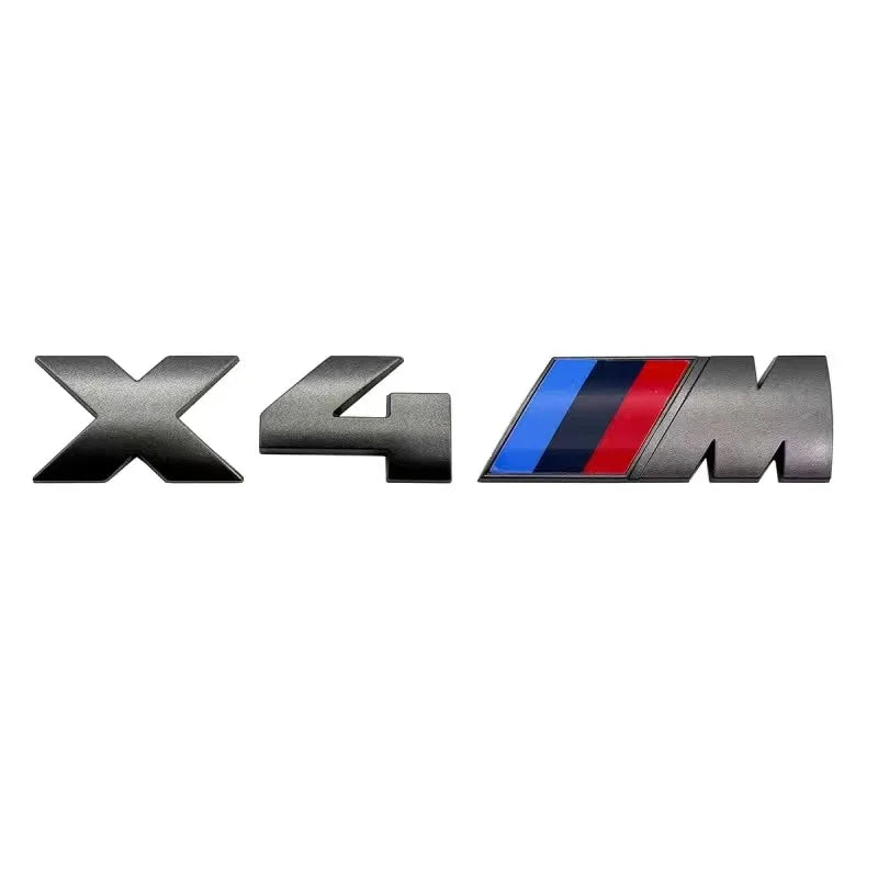 5.5cm for M logo new gray ABS sticker trunk badge for BMW M330i M340i M430i M440i M530i M540i M550i decoration accessories.