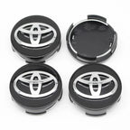 4Pcs 57/62mm Car Wheel Center Hub Caps For Toyota Rav4 Aygo Yaris Corolla Camry Car Tire Center Decoration Stickers Accessories