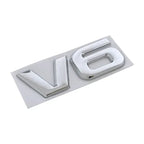 3d Metal V6 V8 Logo Rear Trunk Tailgate Fender Emblem Badge Sticker for Toyota Highlander