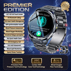 2026 New ECG AI Health Smartwatch for Men 1.53"AMOLED BP/Heart Rate Monitor BT Call IP68 Waterproof Smart Watch for Android IOS