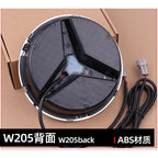 Grid LED light Front Grilled Embelm badge For W204 W205 W213 W253 C-Class E-Class GLC C E 180 200 250 300 350 43 63 4MATIC