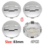 4PCS ABS Wheel Center Covers Hub Caps Badge for Chevrolet Malibu AVEO Corvette CRUZE EQUINOx IMPALA LACETTI TRAX ORLANDO Car Acc
