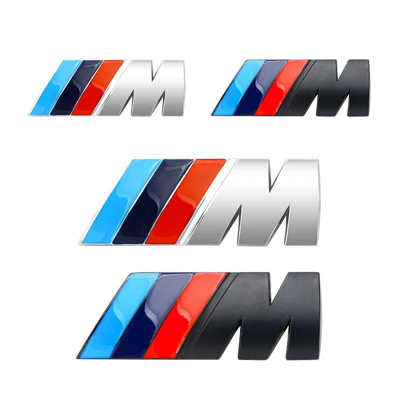 3D Metal Car Rear Trunk Emblem For BMW M Power E39 E46 E30 E36 G20 E87 E60 E90 Tail Letter Sticker Decoration