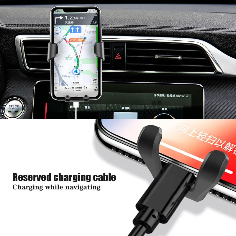 Car Air Outlet Phone Holder Auto Handset Support Bracket For Chevrolet Spark Tahoe Captiva Cruze Tracker Epica Nubira Malibu Z71