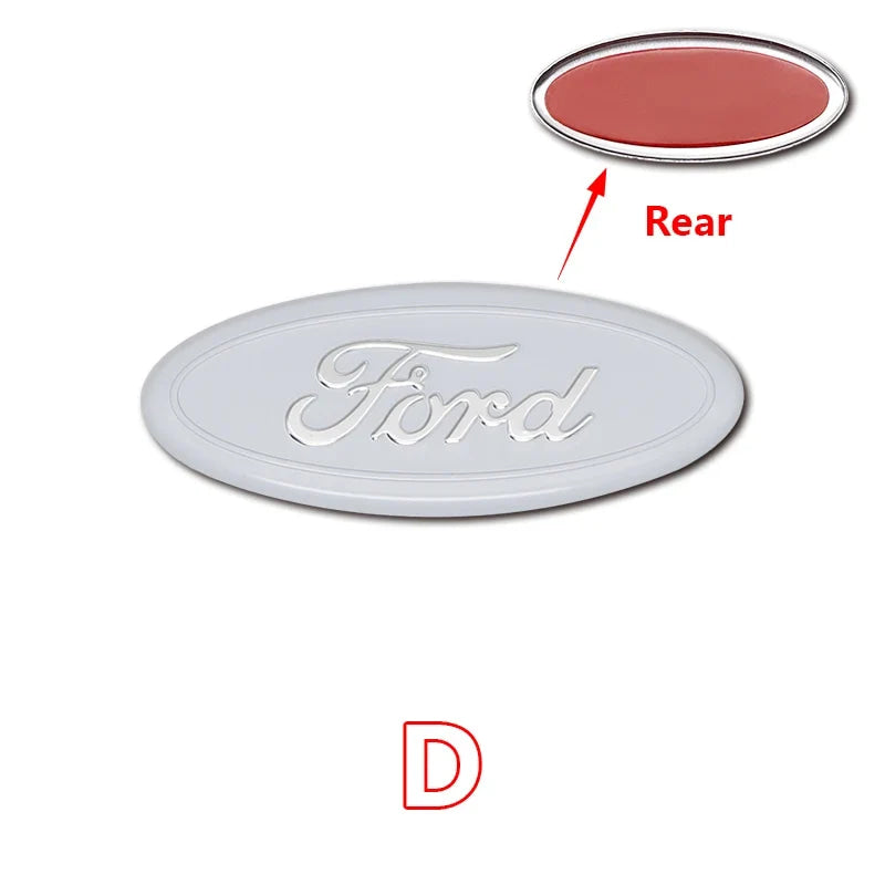 Aluminum Badge 5.8cm Car Steering Wheel Emblem Decals For Focus 2 Mk3 F150 Mondeo Fusion Ranger Escort Explorer Kuga Taurus