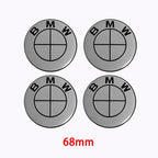45/74/82mm automobile ABS front and rear logo hub covers are suitable for BMW Group's new badge decoration accessories.