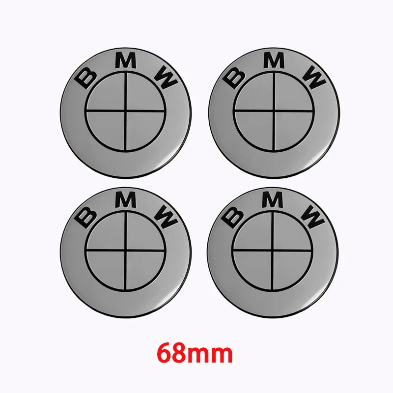 45/74/82mm automobile ABS front and rear logo hub covers are suitable for BMW Group's new badge decoration accessories.