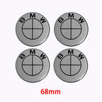 45/74/82mm automobile ABS front and rear logo hub covers are suitable for BMW Group's new badge decoration accessories.